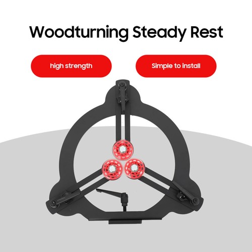Steel woodturning steady rest - woodturning,